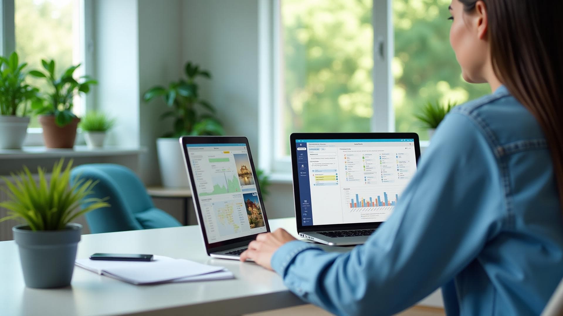 Study-friendly hostel space with modern amenities